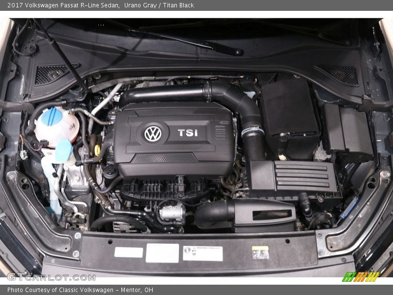 Urano Gray / Titan Black 2017 Volkswagen Passat R-Line Sedan