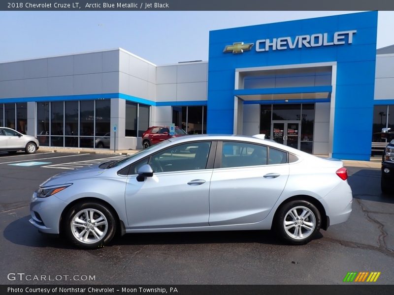 Arctic Blue Metallic / Jet Black 2018 Chevrolet Cruze LT