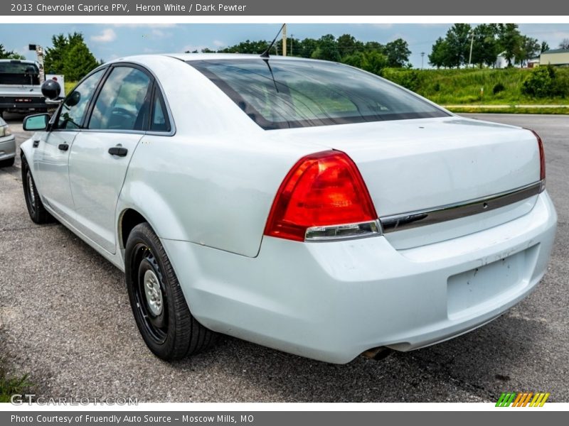 Heron White / Dark Pewter 2013 Chevrolet Caprice PPV