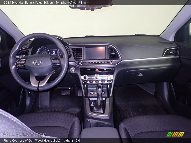 Symphony Silver / Black 2019 Hyundai Elantra Value Edition