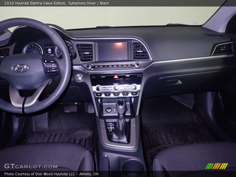 Symphony Silver / Black 2019 Hyundai Elantra Value Edition
