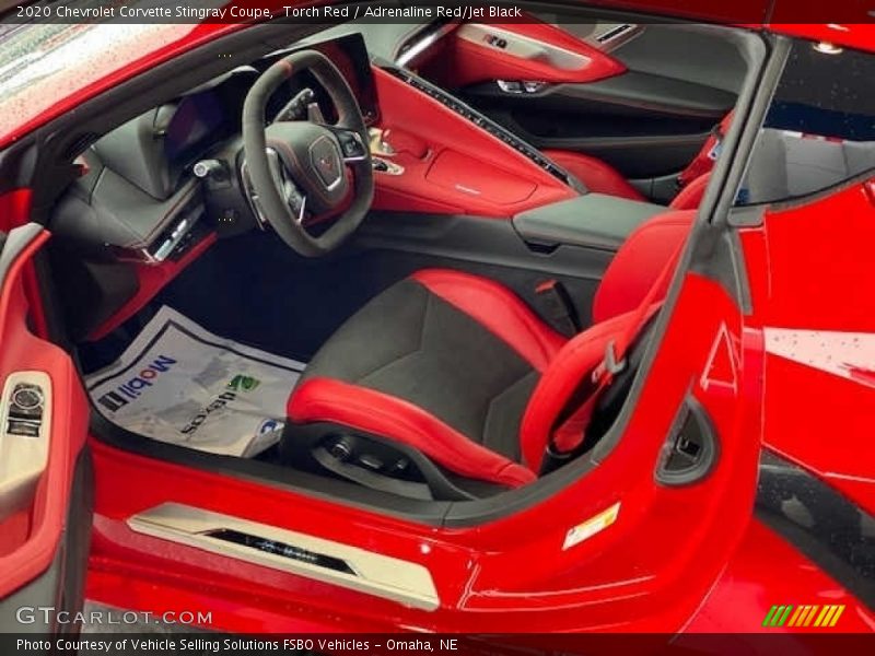  2020 Corvette Stingray Coupe Adrenaline Red/Jet Black Interior