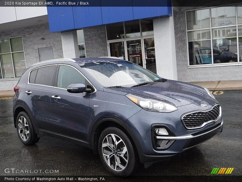 Pacific Blue / Black 2020 Kia Sportage EX AWD