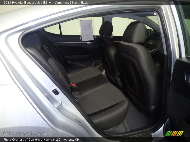 Symphony Silver / Black 2019 Hyundai Elantra Value Edition