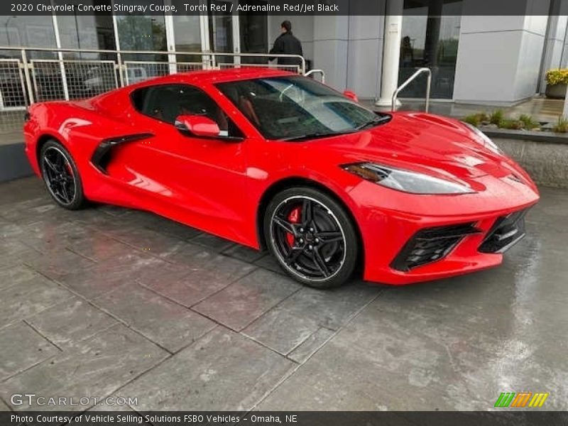 Front 3/4 View of 2020 Corvette Stingray Coupe