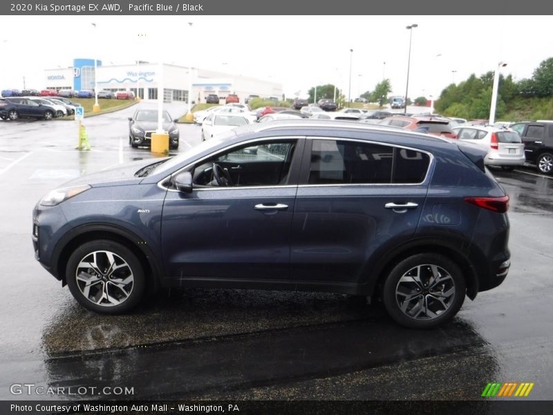 Pacific Blue / Black 2020 Kia Sportage EX AWD
