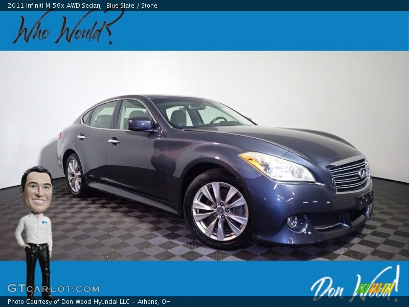 Blue Slate / Stone 2011 Infiniti M 56x AWD Sedan