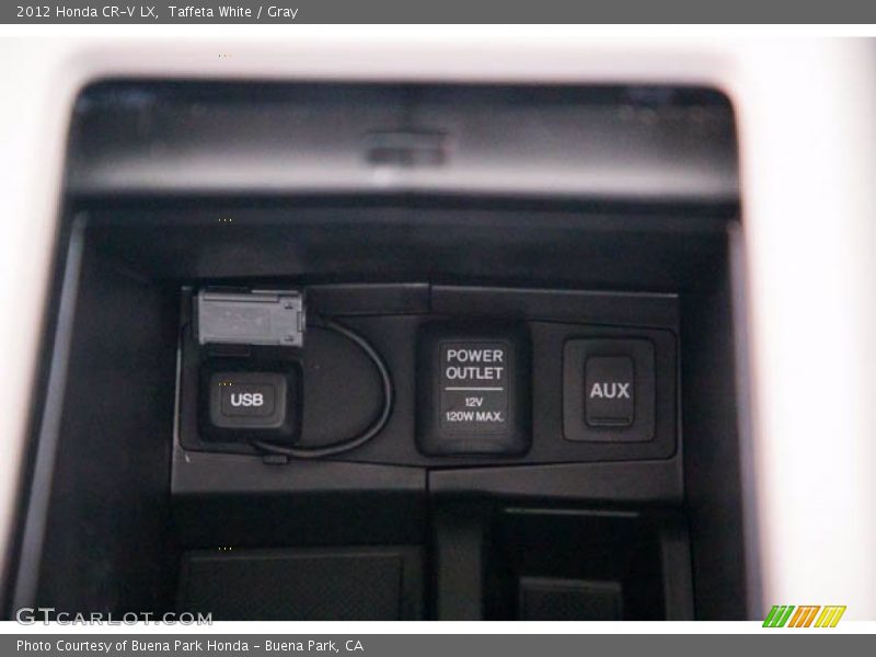 Taffeta White / Gray 2012 Honda CR-V LX