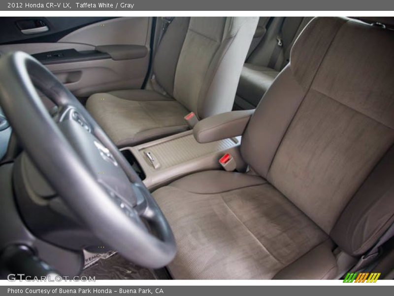 Taffeta White / Gray 2012 Honda CR-V LX