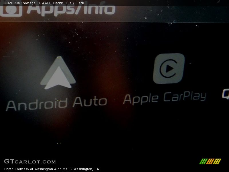 Pacific Blue / Black 2020 Kia Sportage EX AWD