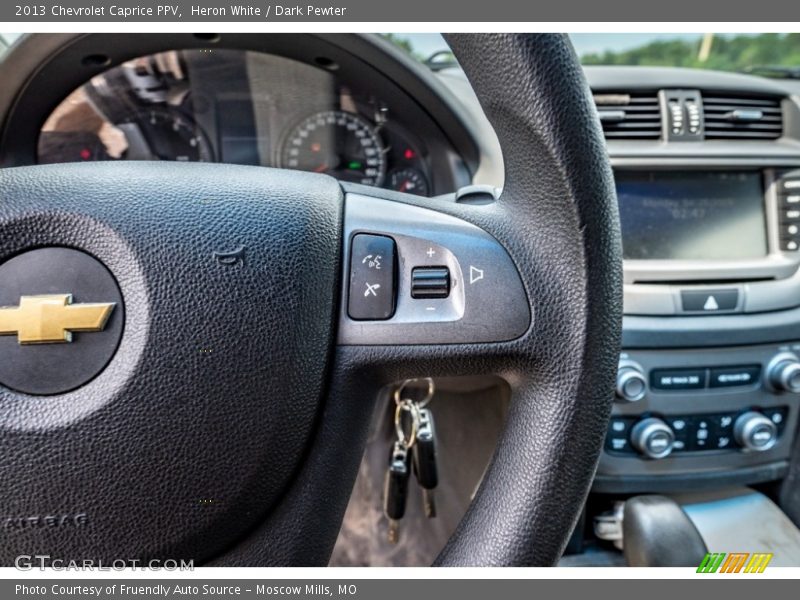 Heron White / Dark Pewter 2013 Chevrolet Caprice PPV