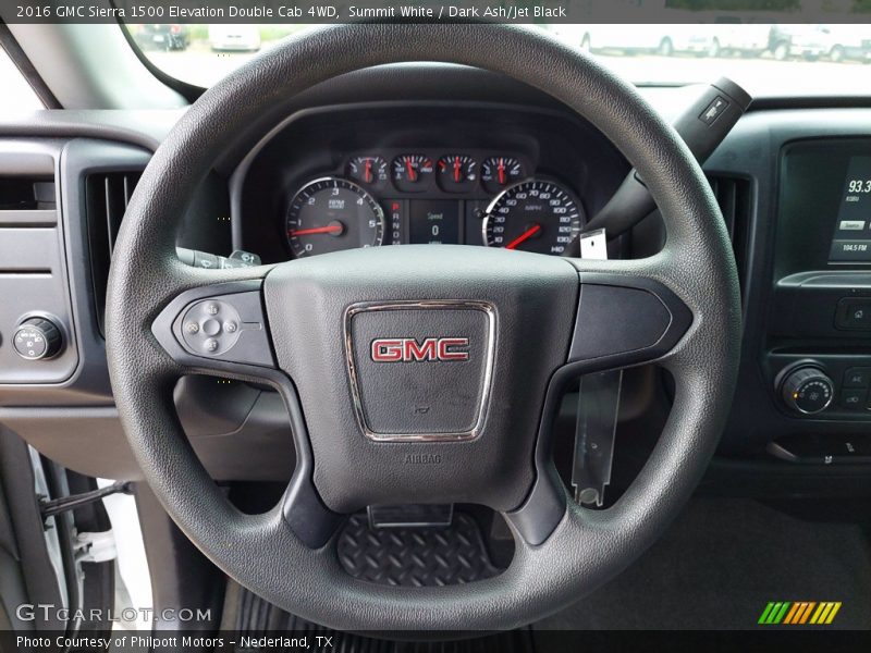  2016 Sierra 1500 Elevation Double Cab 4WD Steering Wheel