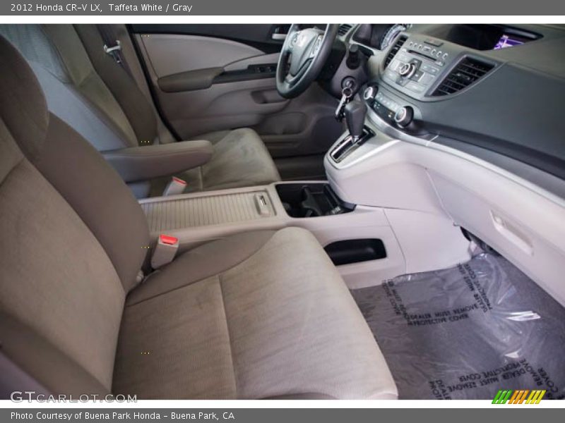 Taffeta White / Gray 2012 Honda CR-V LX