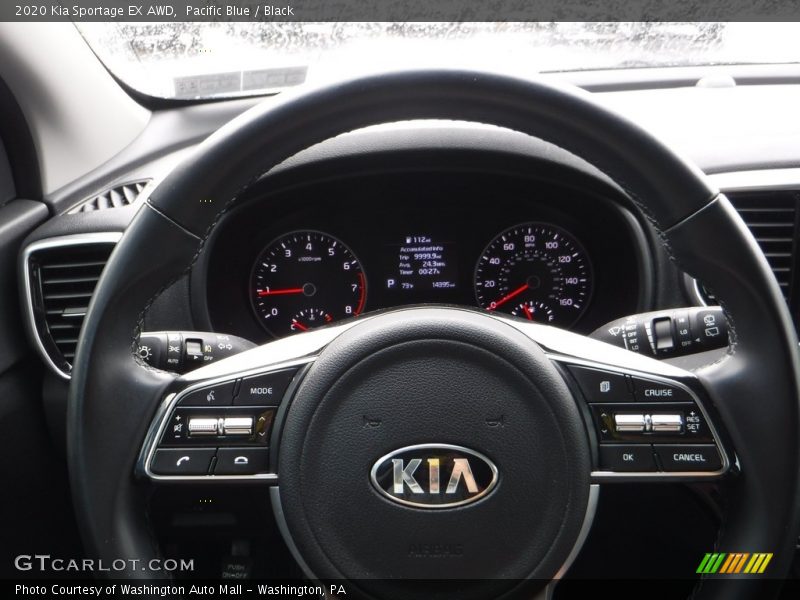 Pacific Blue / Black 2020 Kia Sportage EX AWD