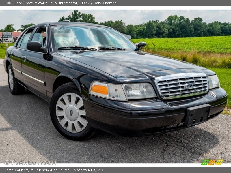 Black / Dark Charcoal 2009 Ford Crown Victoria Police Interceptor