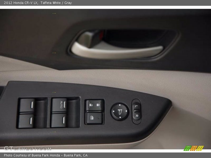 Taffeta White / Gray 2012 Honda CR-V LX