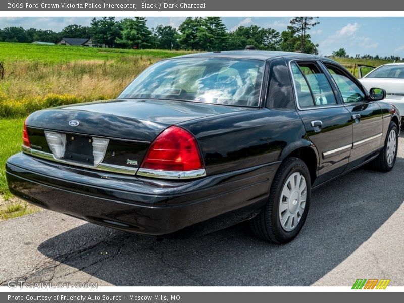 Black / Dark Charcoal 2009 Ford Crown Victoria Police Interceptor