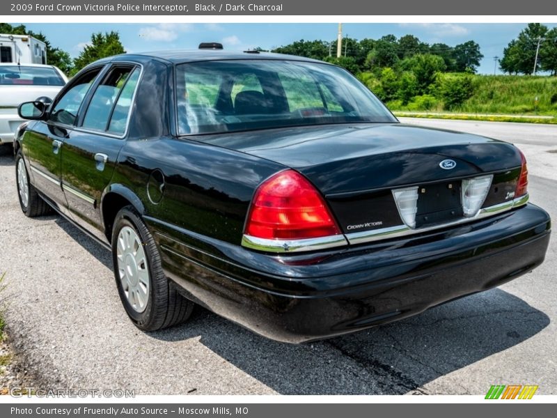 Black / Dark Charcoal 2009 Ford Crown Victoria Police Interceptor