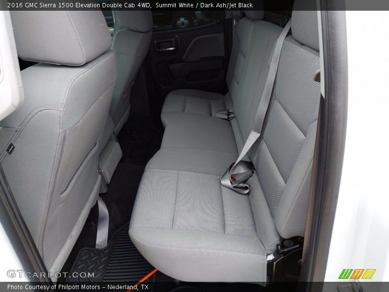 Rear Seat of 2016 Sierra 1500 Elevation Double Cab 4WD