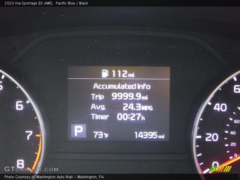Pacific Blue / Black 2020 Kia Sportage EX AWD