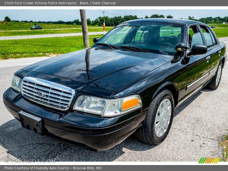 Black / Dark Charcoal 2009 Ford Crown Victoria Police Interceptor