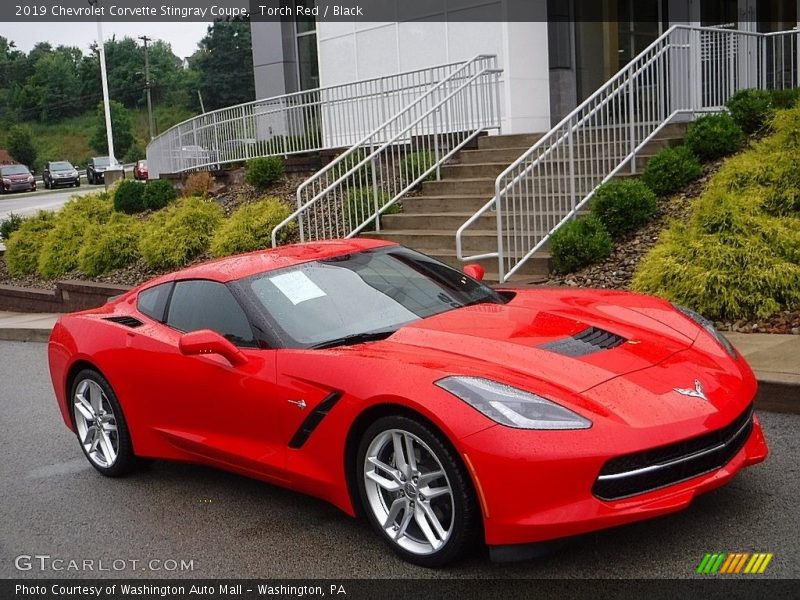 Torch Red / Black 2019 Chevrolet Corvette Stingray Coupe