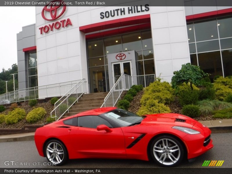 Torch Red / Black 2019 Chevrolet Corvette Stingray Coupe