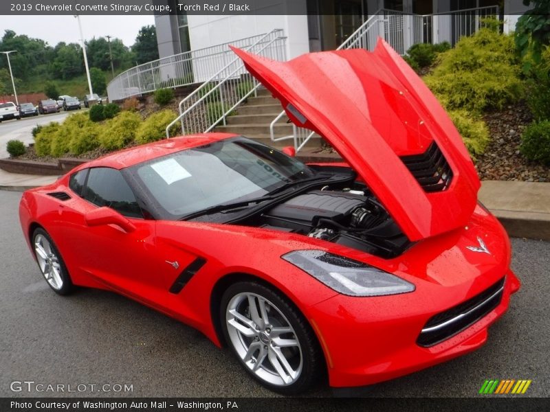 Torch Red / Black 2019 Chevrolet Corvette Stingray Coupe