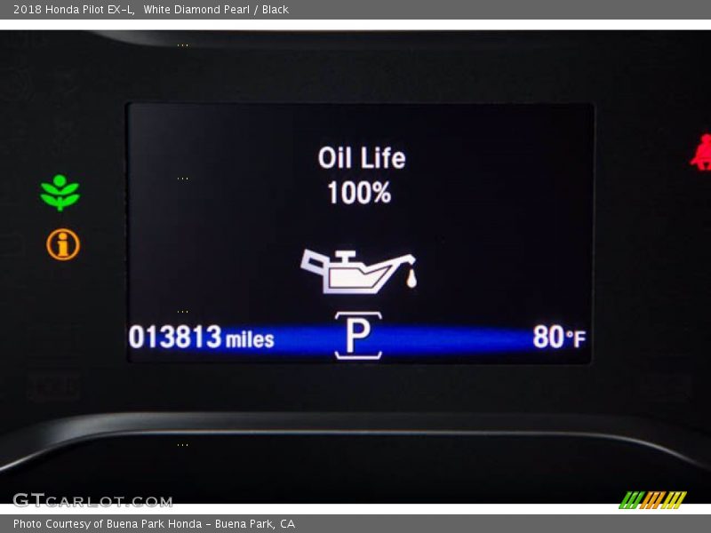 White Diamond Pearl / Black 2018 Honda Pilot EX-L