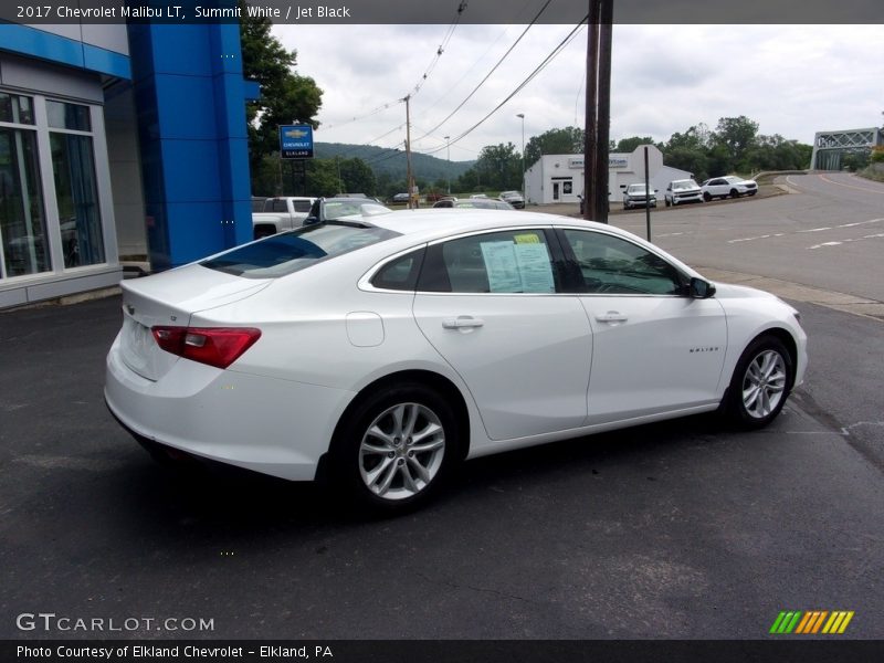 Summit White / Jet Black 2017 Chevrolet Malibu LT