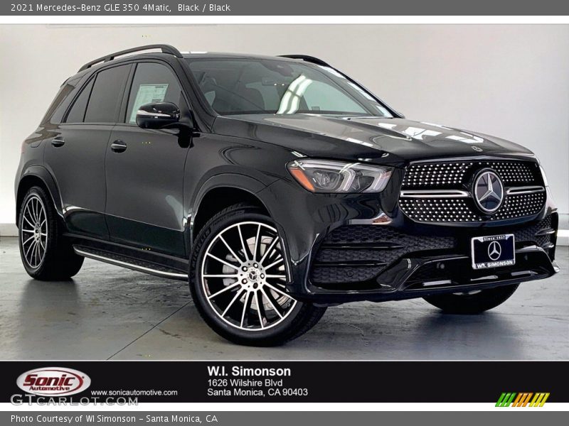 Black / Black 2021 Mercedes-Benz GLE 350 4Matic