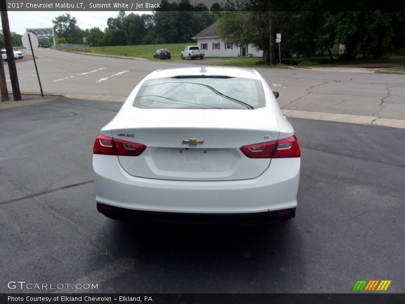 Summit White / Jet Black 2017 Chevrolet Malibu LT