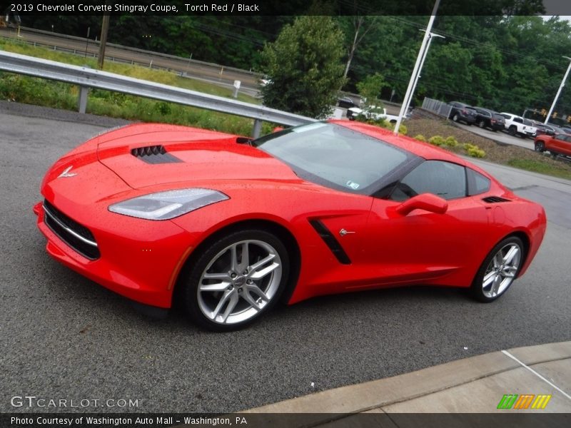 Torch Red / Black 2019 Chevrolet Corvette Stingray Coupe