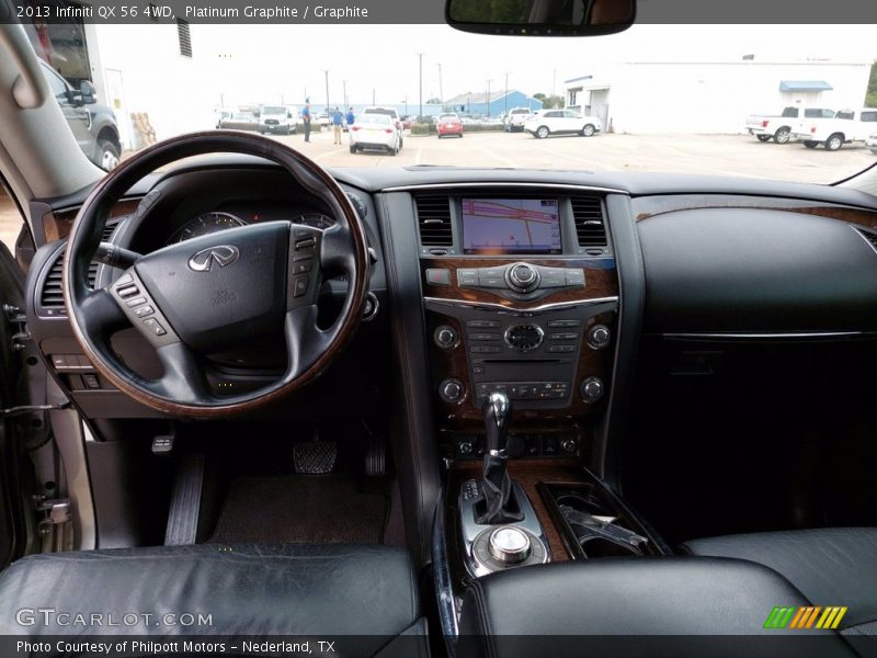 Dashboard of 2013 QX 56 4WD