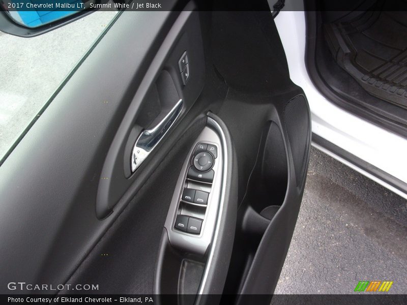 Summit White / Jet Black 2017 Chevrolet Malibu LT