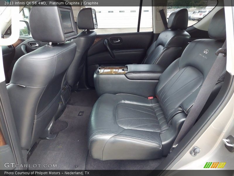 Rear Seat of 2013 QX 56 4WD