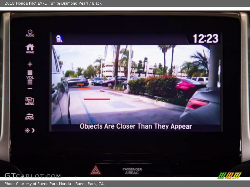 White Diamond Pearl / Black 2018 Honda Pilot EX-L
