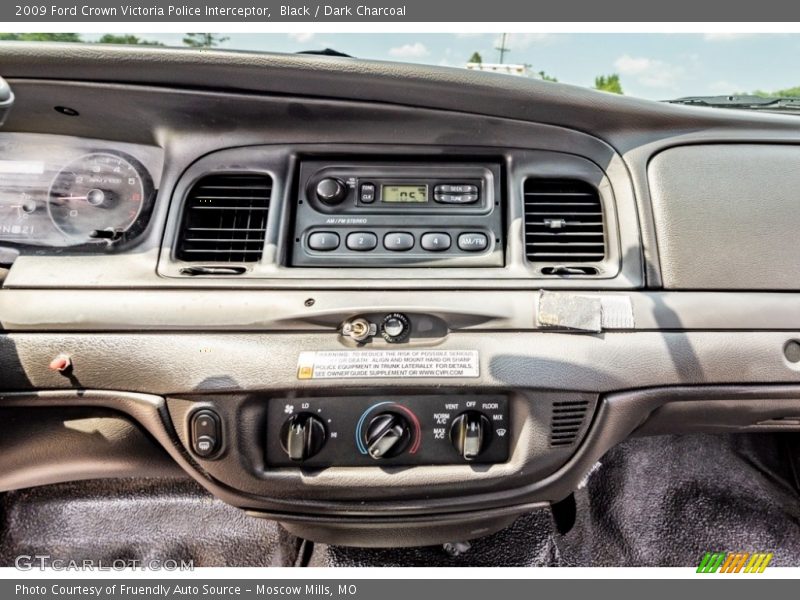 Black / Dark Charcoal 2009 Ford Crown Victoria Police Interceptor