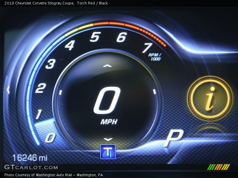 Torch Red / Black 2019 Chevrolet Corvette Stingray Coupe