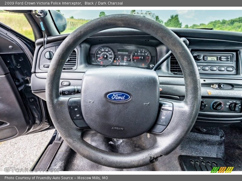 Black / Dark Charcoal 2009 Ford Crown Victoria Police Interceptor