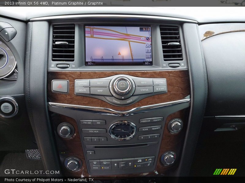 Controls of 2013 QX 56 4WD