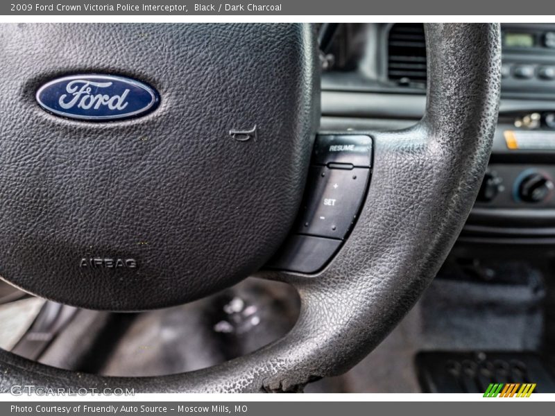 Black / Dark Charcoal 2009 Ford Crown Victoria Police Interceptor