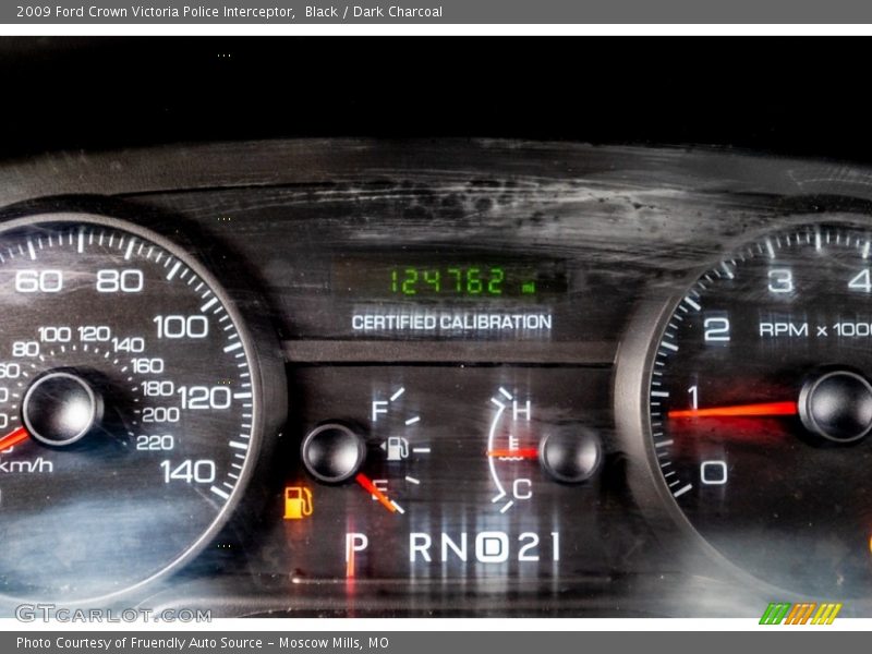 Black / Dark Charcoal 2009 Ford Crown Victoria Police Interceptor