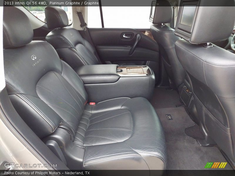 Rear Seat of 2013 QX 56 4WD