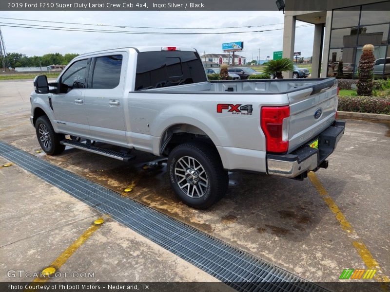 Ingot Silver / Black 2019 Ford F250 Super Duty Lariat Crew Cab 4x4