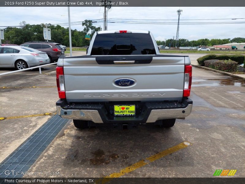 Ingot Silver / Black 2019 Ford F250 Super Duty Lariat Crew Cab 4x4