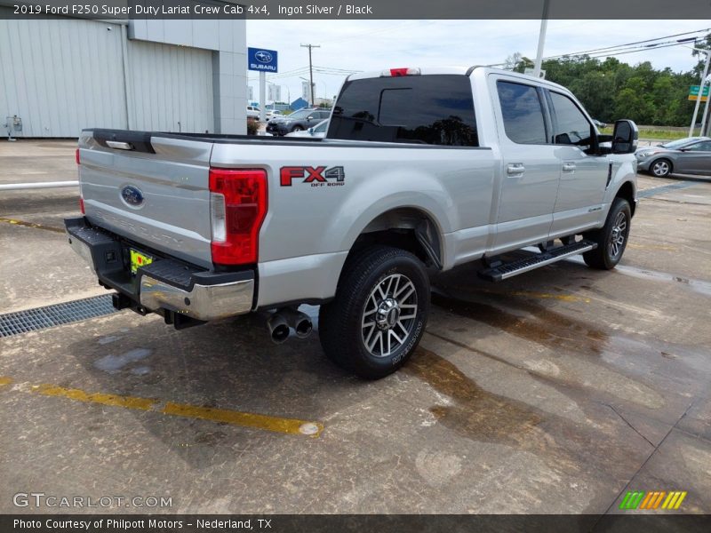 Ingot Silver / Black 2019 Ford F250 Super Duty Lariat Crew Cab 4x4
