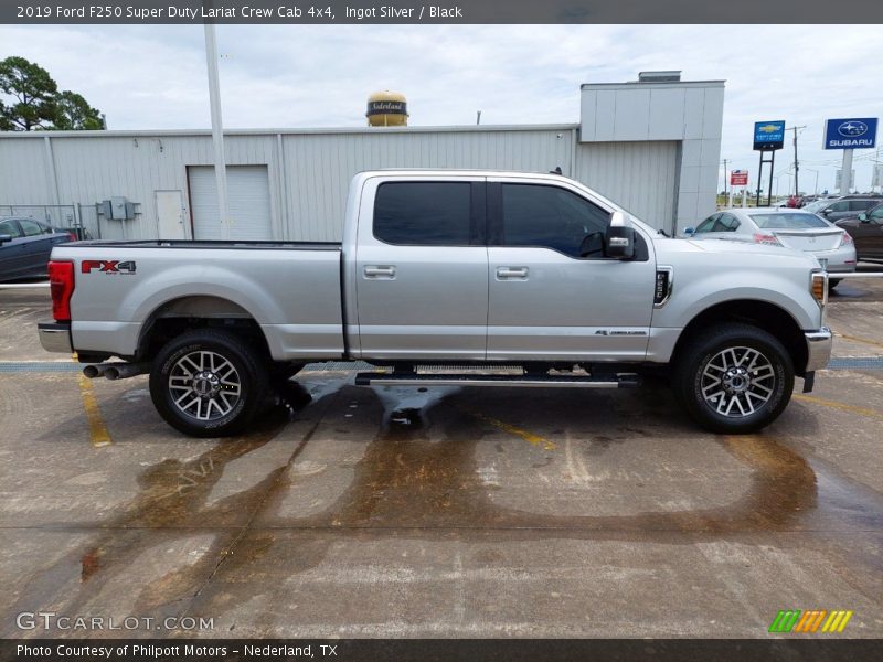 Ingot Silver / Black 2019 Ford F250 Super Duty Lariat Crew Cab 4x4