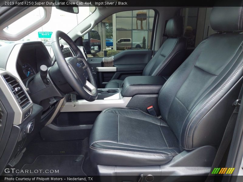 Ingot Silver / Black 2019 Ford F250 Super Duty Lariat Crew Cab 4x4