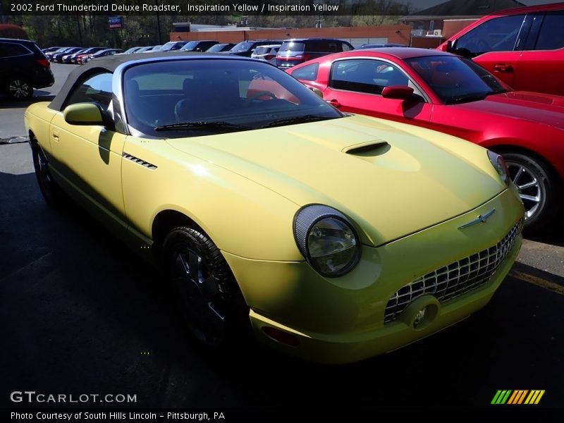 Inspiration Yellow / Inspiration Yellow 2002 Ford Thunderbird Deluxe Roadster
